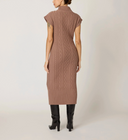 Shana Midi Dress in Woodrose