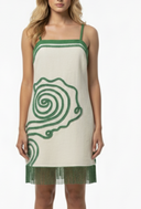 Halley Dress in Verde
