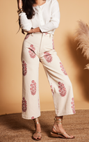 Disco Pant in Poppy Print