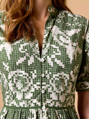 Starling Mini Dress in Verdant Flight