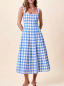 Ardena Ankle Dress in Blue Bonnet