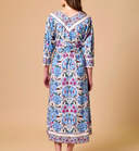 Blanche Midi Dress in Fluora Print