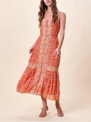Miralani Midi Dress in Solara Print