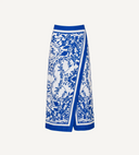 Lihua Midi Skirt in Altesse Print