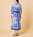 Lihua Midi Skirt in Altesse Print