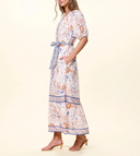 Kelsey Ankle Dress in Bellavista Print