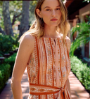 Catalan Midi Dress in Miramar Print
