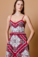 Annabelle Midi Dress in Virelle