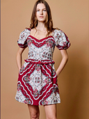 Harper Mini Dress in Virelle