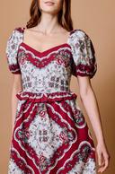 Harper Mini Dress in Virelle