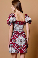 Harper Mini Dress in Virelle
