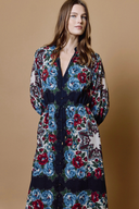 Lilah Midi Dress in Soir