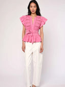 Madelyn Top in Rosebloom