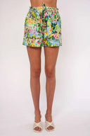 Ramona Shorts in Giverny Garden Print