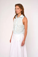 Sylvan Top in Ice Blue