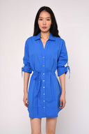 Shannon Mini Dress in Palace Blue
