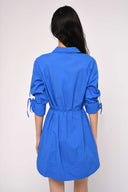 Shannon Mini Dress in Palace Blue