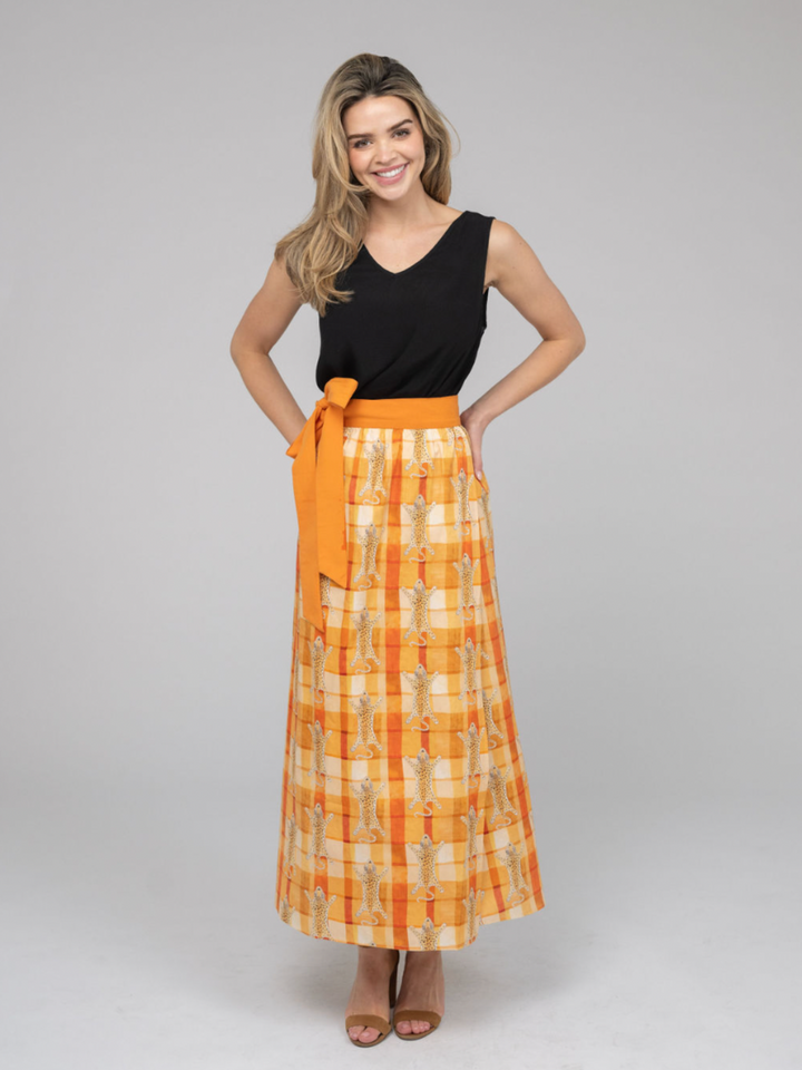 SAMPLE | The Sullivan Skirt | Clementine Cheetah | Small