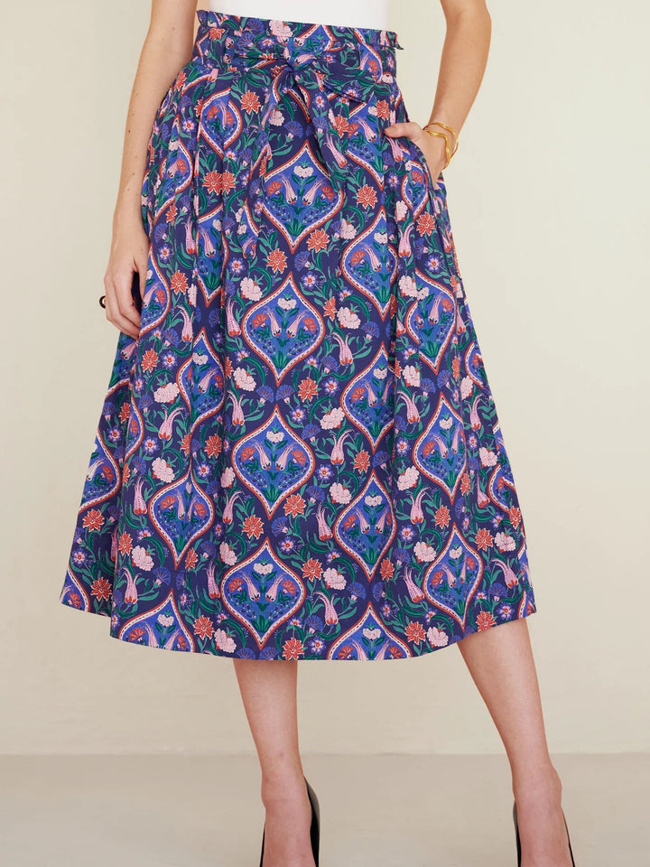 Tobias Skirt in Persian Tile Lapis