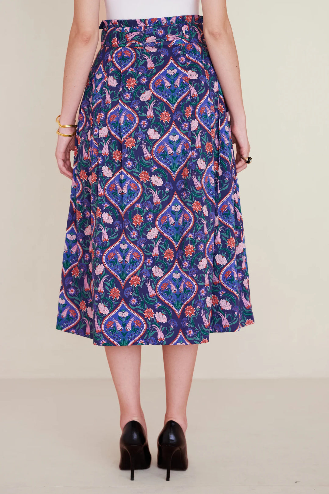 Tobias Skirt in Persian Tile Lapis
