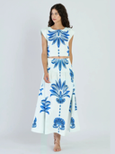 Kara Skirt in Palm Springs Navy