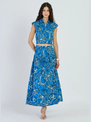 Kara Skirt in Mermaid Navy