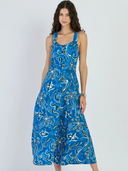 Nico Dress in Mermaid Navy