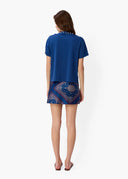 Aviva Mini Skirt in Mariner's Bandana