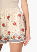 Oslo Silk Cotton Short in Heirloom Bandana