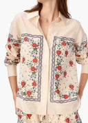 Rafella Silk Cotton Top in Heirloom Bandana