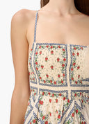 Cecily Silk Cotton Dress in Heirloom Bandana