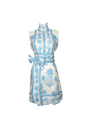 Sleeveless SUE SARTOR Flounce Mini | Baby Blue SUE SARTOR Marigold