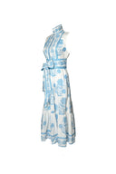 Sleeveless SUE SARTOR Flounce | Baby Blue SUE SARTOR Marigold