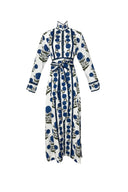 Marrakech Kaftan | French Blue SUE SARTOR Marigold
