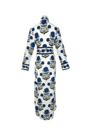 Marrakech Kaftan | French Blue SUE SARTOR Marigold