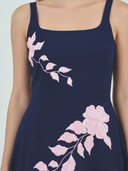 The Elmas Dress in Indigo Blue