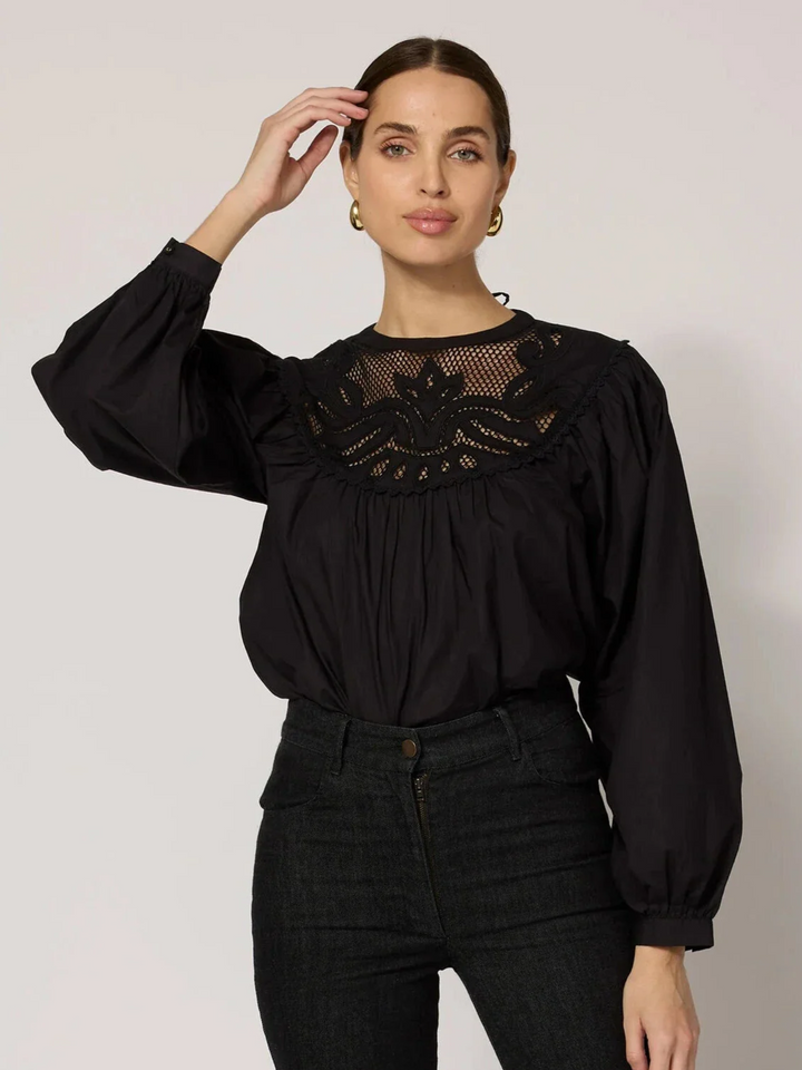 Raine Blouse in Black