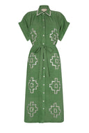 The Valerie Kaftan in Green Leaf