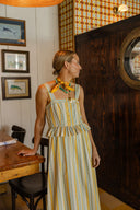 Wesley Dress in Charleston Sunset Stripe