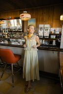 Wesley Dress in Charleston Sunset Stripe