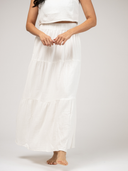 The Abby Skirt | White Gauze