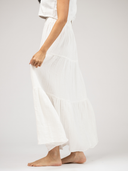 The Abby Skirt | White Gauze