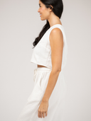 The Beach Tank | White Gauze