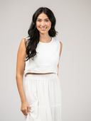 The Beach Tank | White Gauze