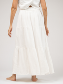 The Beach Tank + Abby Skirt Set | White Gauze