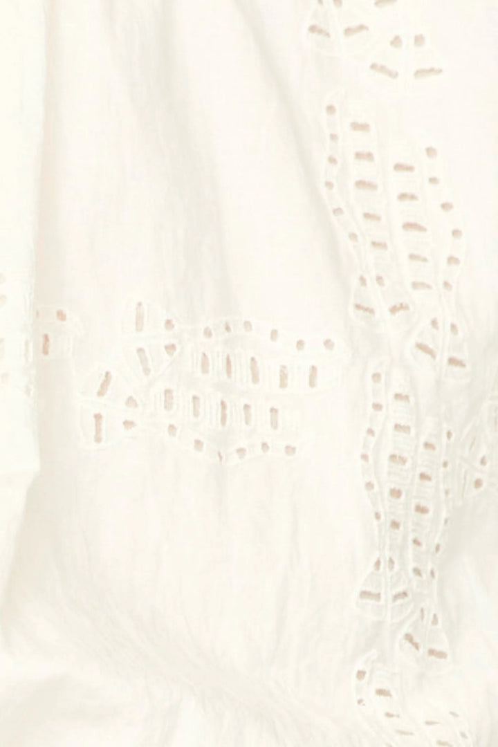 Verona Skirt in White Marine Eyelet