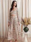 Wila Marigold Tile Midi Skirt Set