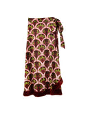 Cooper Wrap Skirt in Berry Vine