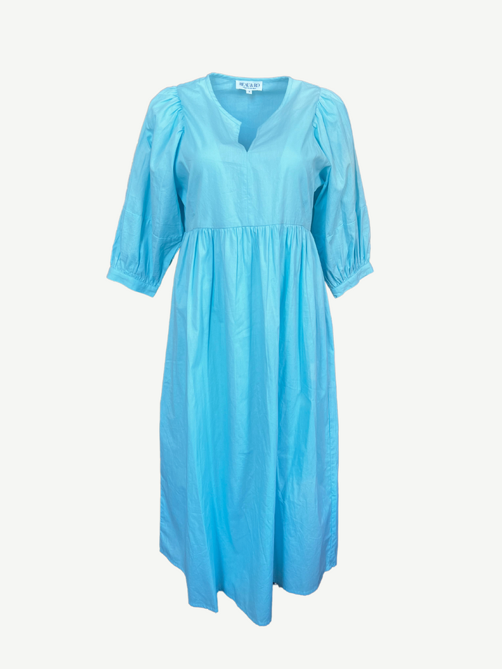 SAMPLE | Long Sleeve Midi Dress | Blue | Small