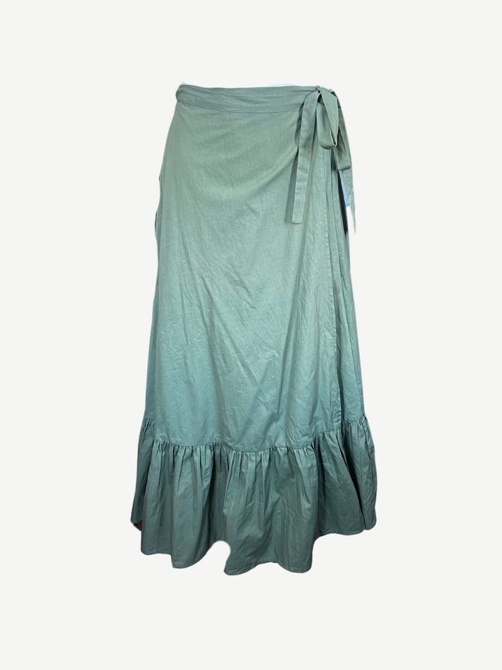 SAMPLE | The Tie Skirt | Green | Small